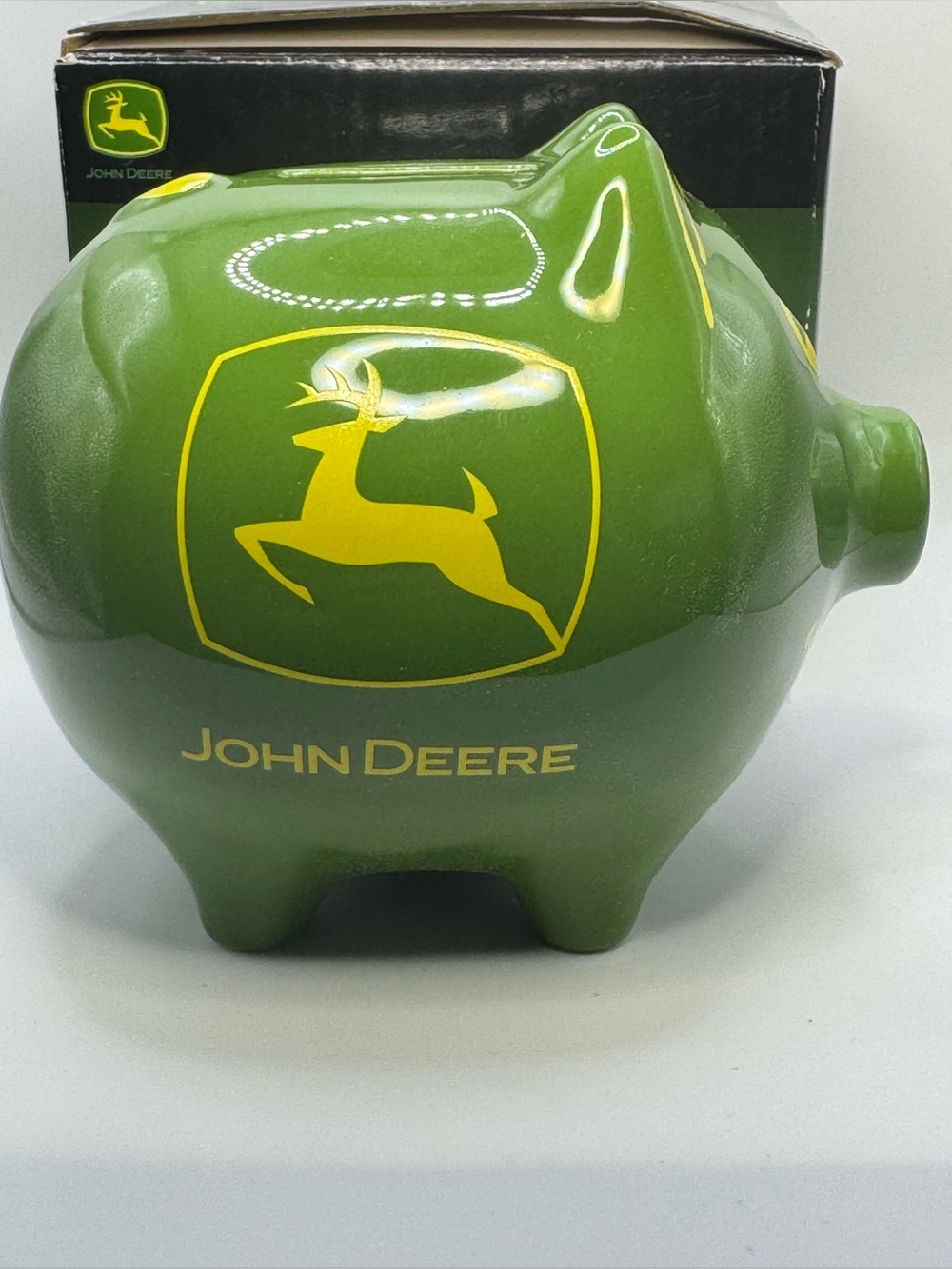John Deere Green Piggy Bank
